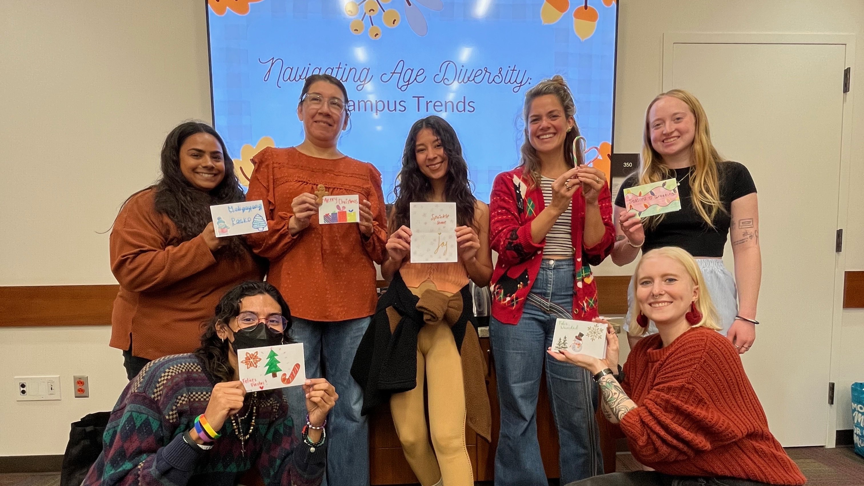 Five Caretakers taking a selfie in a park
