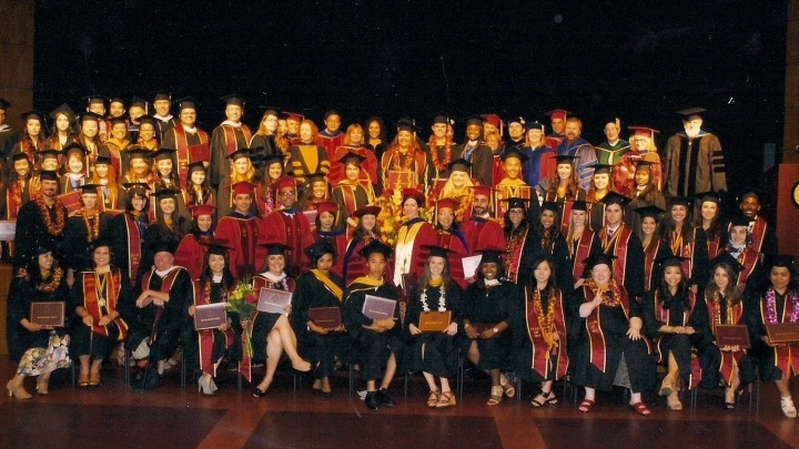 Graduation class of adults sdsu