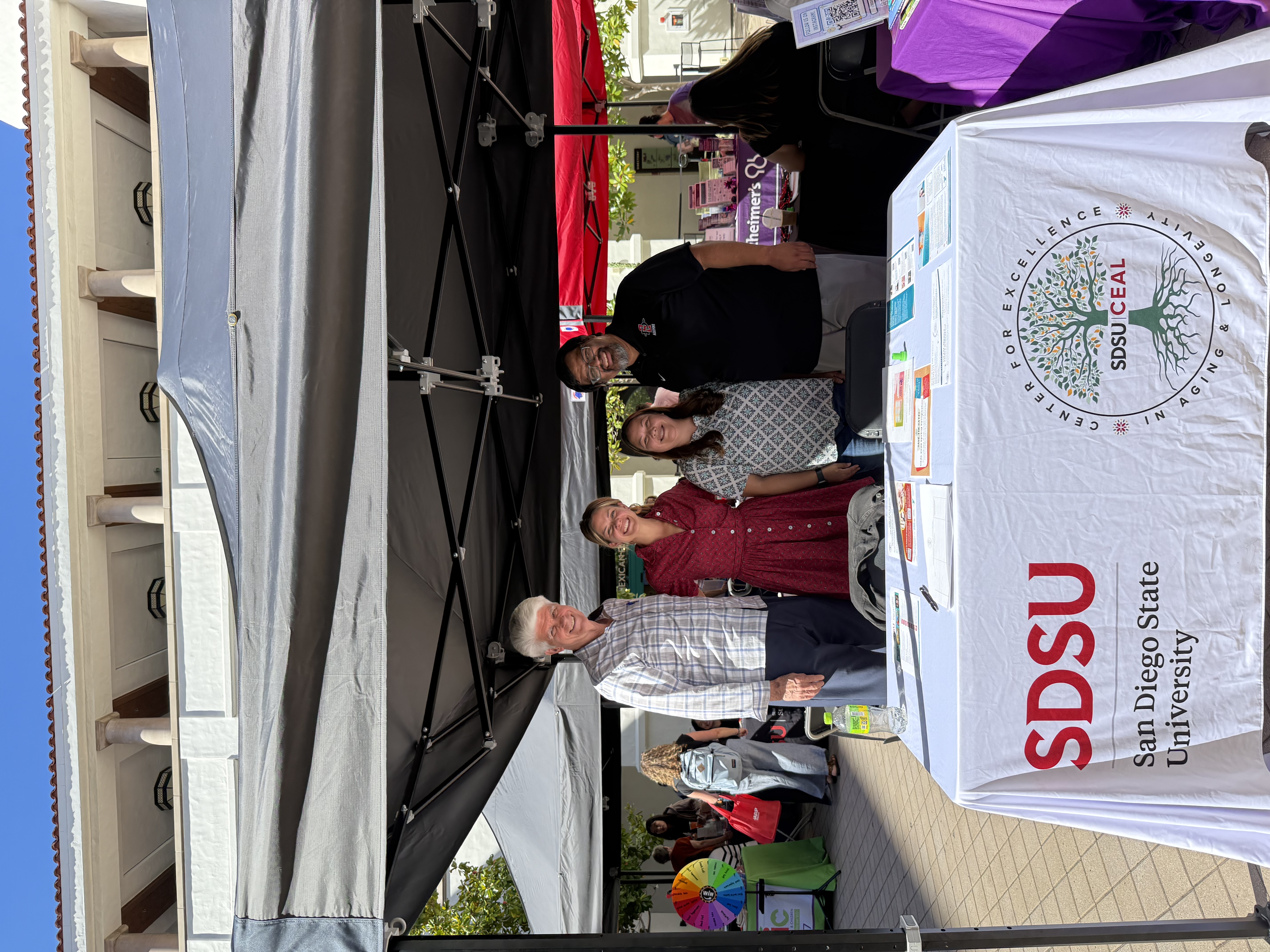 Ceal booth at resource fair