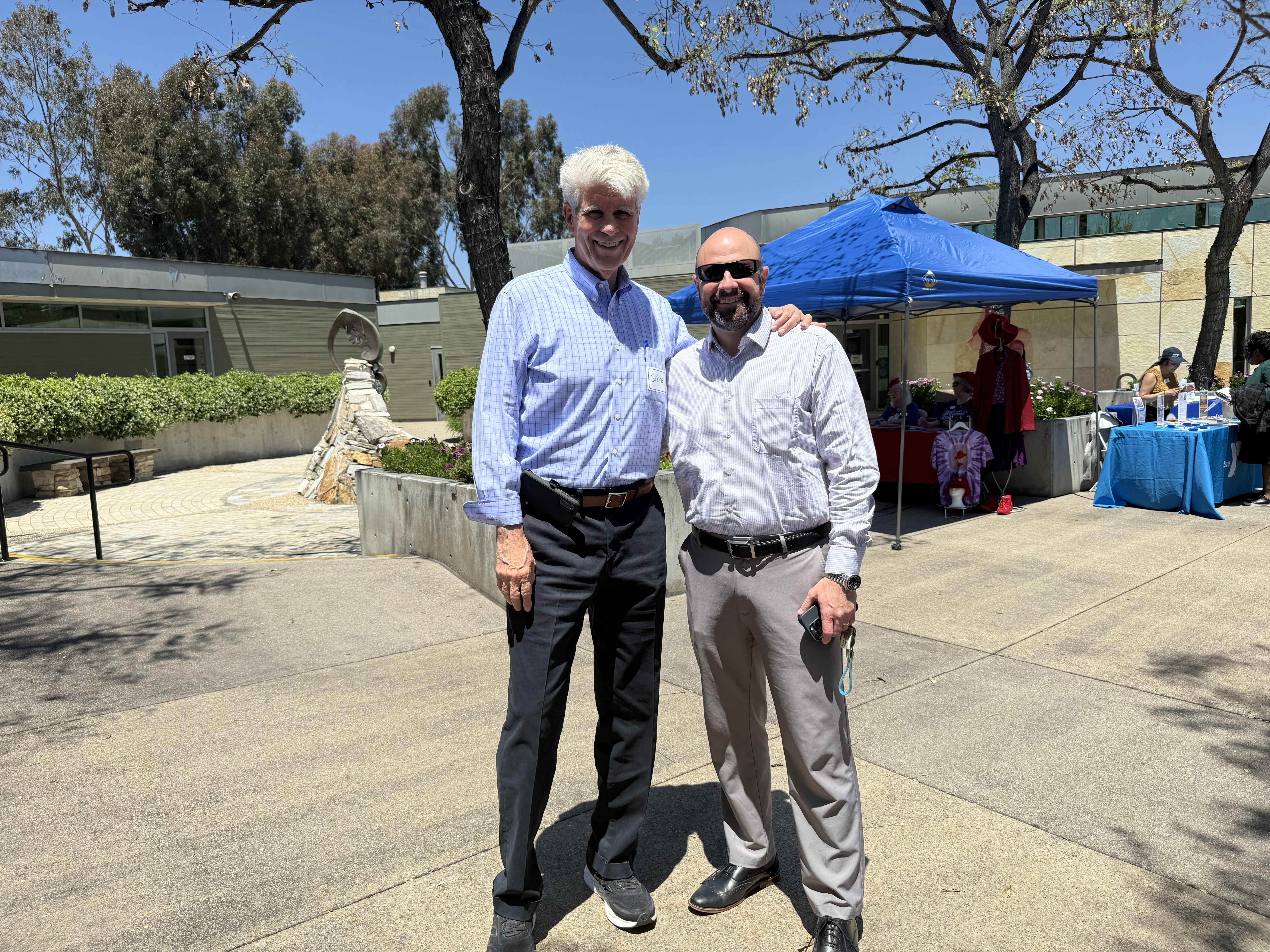 Steve with Donor