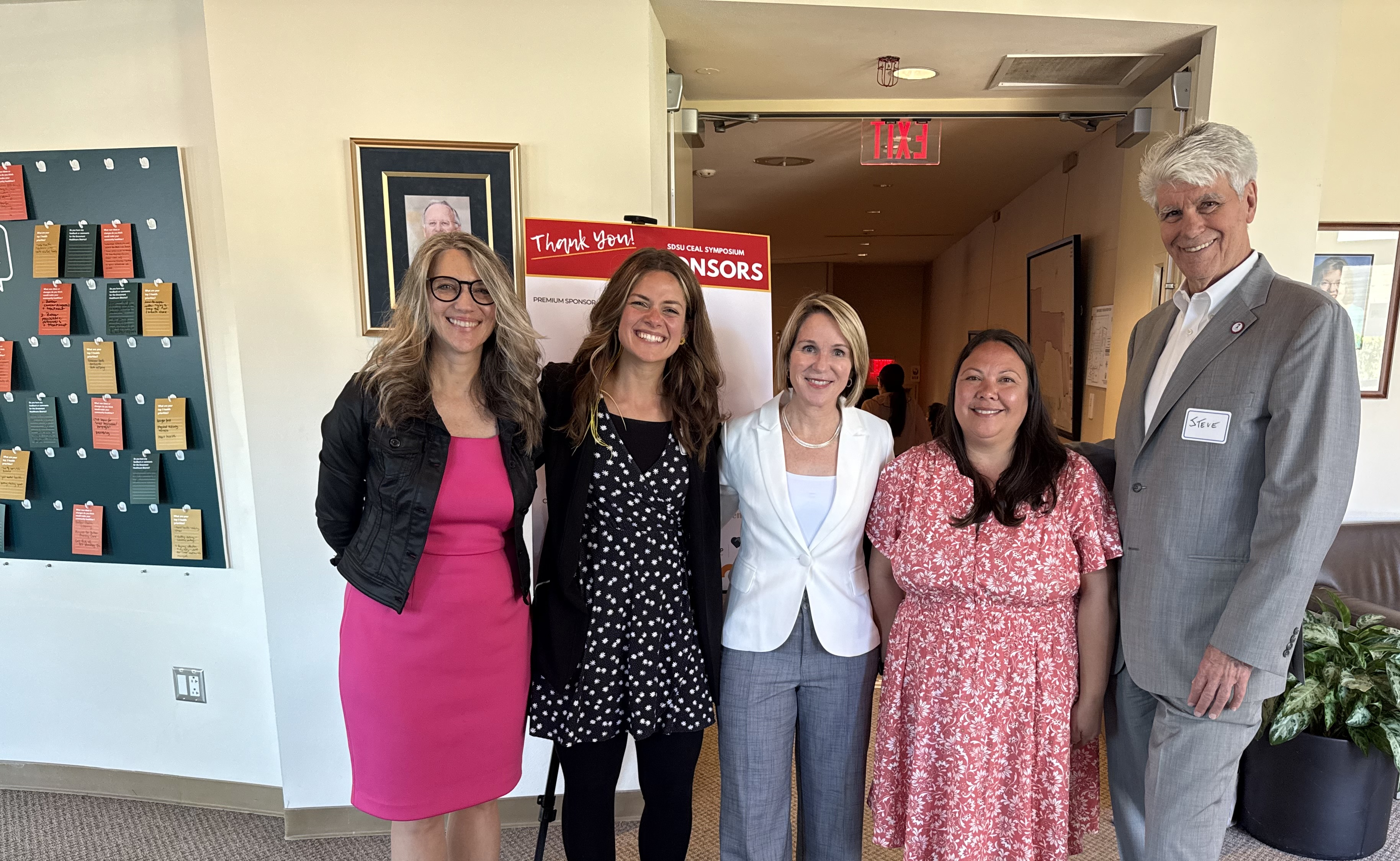 CEAL Team posing with Dr. Amy Bonomi