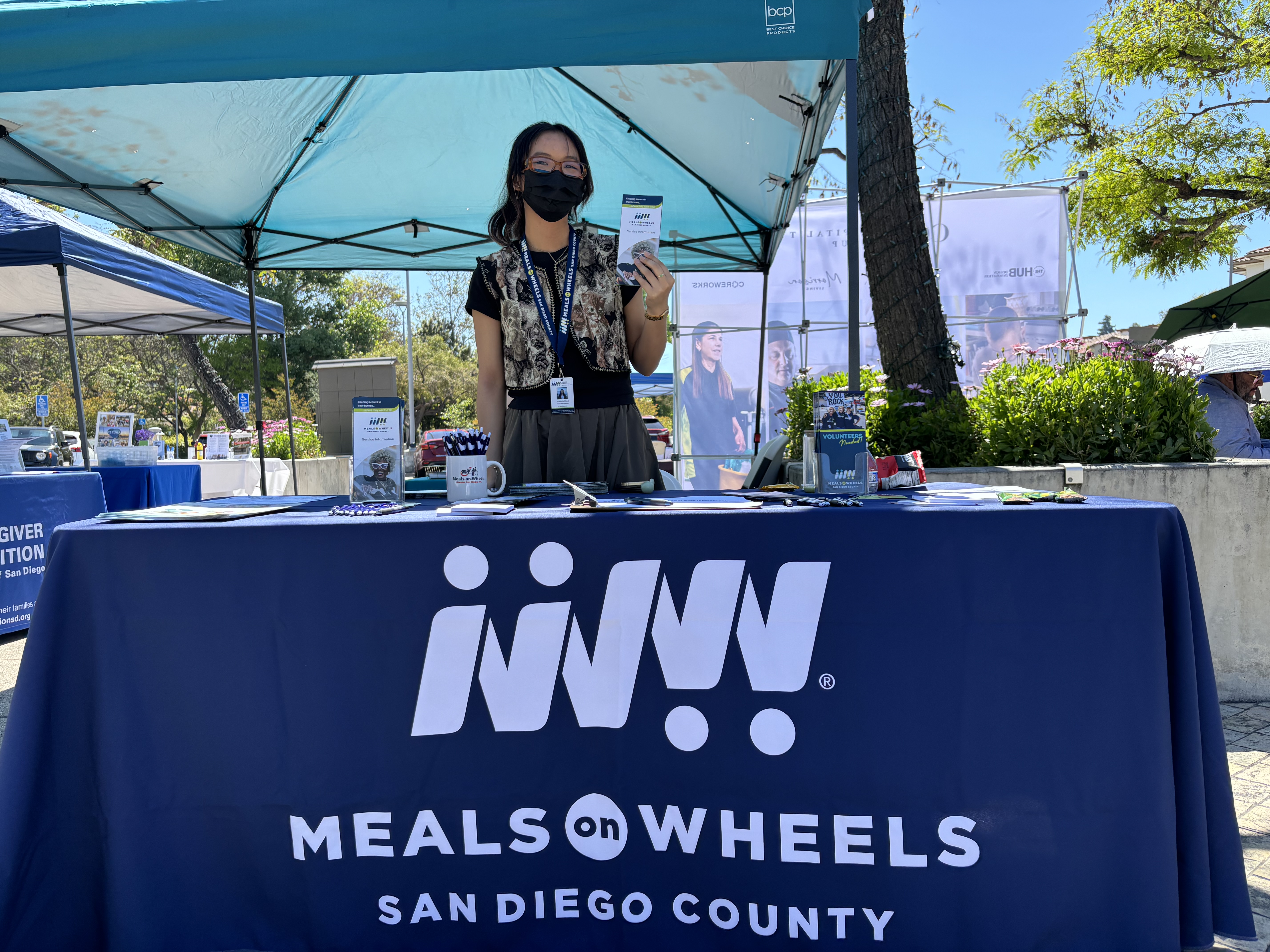 Meals on Wheels booth