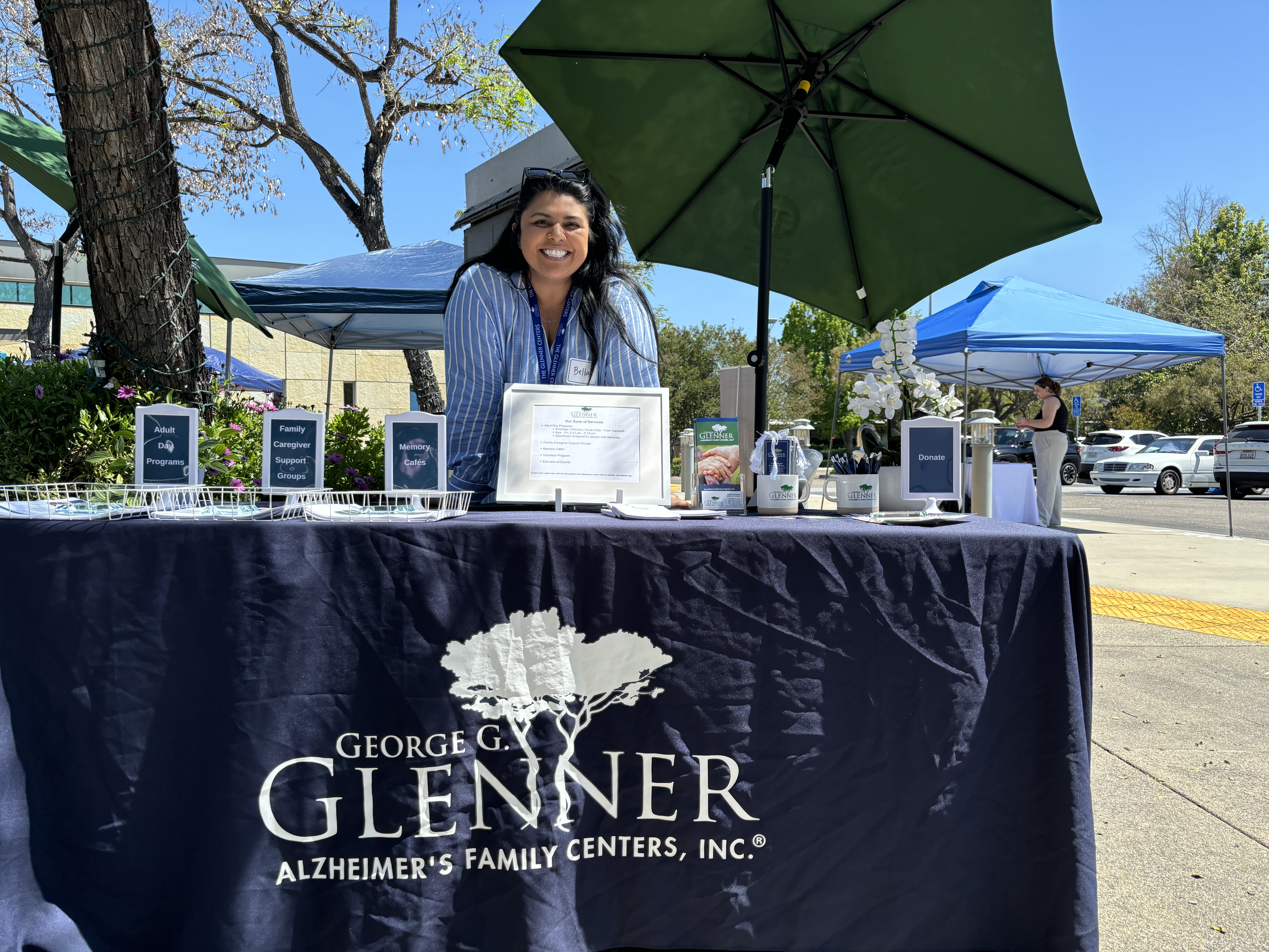 George G Glenner Booth