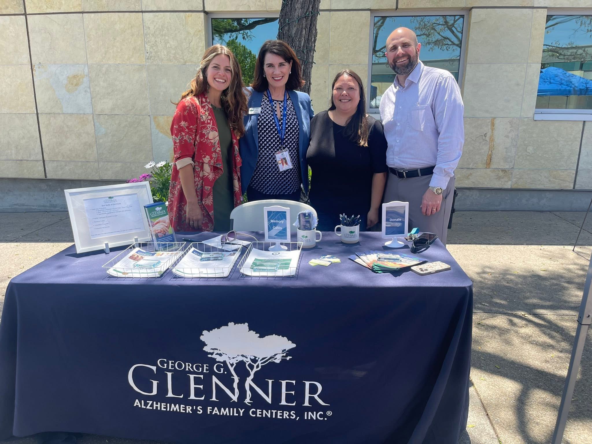 George G Glenner Booth